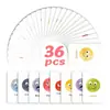 Juego Nuevo Transfronterizo de 36 Tarjetas de Cognición Emocional, Tarjetas de Expresión de Diversidad Emocional para Niños Estilo Acuarela Creativa