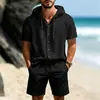 Conjunto Deportivo 3D Transfronterizo de Verano 2026 para Hombre en Amazon: Conjunto de Dos Piezas: Camiseta de Manga Corta y Shorts Casuales