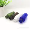 Botella Redonda de Hombro PET de 50 ml Botella Pequeña con Atomizador Botella con Atomizador de Niebla Fina Botella con Atomizador Botella de Relleno para Maquillaje de Viaje Suministro Directo de Fábrica