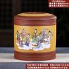 A5L Tetera de Arena Púrpura Yixing Cerámica Grande Hecha a Mano Set de Té Vintage Chino Estuche Caja Cubo para Pasteles Pu'er