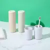 Vaso de viaje sencillo para el hogar, para enjuague bucal, cepillo de dientes, caja de almacenamiento de pasta de dientes, juego portátil