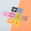 Cubierta protectora para micrófono anillo antideslizante micrófono inalámbrico anillo de goma flexible de cuatro esquinas resistente a caídas a prueba de golpes anillo antivuelco anillo de cola