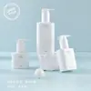 Novo Produto Rongben Frasco Quadrado Arredondado 30ml Frasco para Loção 80ml Frasco com Cabeça de Bomba Lock Petg Frasco para Essência