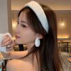 Diadema de Felpa Nuevo Diseño de Nicho de Moda Sentido Accesorios para el Cabello Diadema Elegante Única de Alto Sentido para Mujer