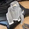 Chaqueta Cardigan con Cremallera Elegante para Niñas Mayores, Nuevo Top Casual de Color Sólido con Adorno de Encaje para Primavera y Otoño