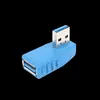 Para cima e para baixo para a esquerda e para a direita cotovelo USB macho para fêmea Adaptador USB 3.0 macho e fêmea Extensão de 90 graus Plugue de conversão em ângulo reto