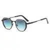 Gafas de Sol Metálicas de Marco Pequeño Estilo Nuevo Transfronterizas, Gafas de Sol Retro a la Moda, Unisex, Estilo Ins, Sensación de Alta Gama M5274