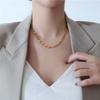 Nuevo collar de cadena estilo retro europeo y americano de moda sexy para mujer, blogger popular en línea, cadena de clavícula del mismo estilo de moda