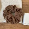Goma de Pelo Simple con Flor para Otoño e Invierno para Mujer, Diadema de Pelo de Gama Alta, Cuerda para Recoger el Pelo en Cola de Caballo o Moño, Accesorio Versátil para la Cabeza y el Cabello