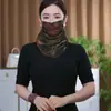 Mascarilla de Protección Solar para Mujer, Nueva Moda, Versátil Estilo Coreano Protección de Cuello, A Prueba de Viento, A Prueba de Arena, Protección UV, Velillo Multifuncional con Hebilla Magnética