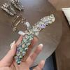 Corea del Sur Francés Entrada Lujo Cristal Clip Probar Grande Parte Trasera Cabeza Disco Pinza para Cabello Color Distintivo a Juego Pinza Tiburón para Niños