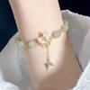 "Sombra de Mariposa" Pulsera de Cuentas Conjunto de Pulseras Estilo Chino Nuevo Lujo Ligero Nicho Delicado Estilo de Gama Alta Pulsera para Mujeres