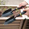 Venta Directa de Fábrica Juego de Tres Piezas de Acero al Manganeso para Jardinería: Pala Pequeña, Azada, Pala de Hierro, Rastrello de Tierra