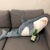 Almohada de tiburón de peluche para muñeca de juguete, muñeca de simulación para dormir, cojín de sofá, transfronterizo Amazon