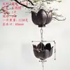 Corrente de Chuva para Pátio Corrente de Drenagem Corrente de Chuva Estilo Japonês Corrente de Chuva para Pousada Corrente para Calha de Templo Corrente de Chuva para Beiral de Villa Cobre Roxo