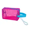 Estoque Disponível Bolsa de Armazenamento de Brinquedos de Praia para Crianças Bolsa Organizadora Diversa Bolsa de Ombro em Rede Bolsa de Rede para Viagem na Praia e Litoral Dropshipping