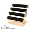 Soporte Sencillo para Pulseras de Joyería Dorado de Tres Niveles Soporte de Exhibición para Pulseras de Reloj Soporte para Pulseras Adorno de Mostrador Soporte de Exhibición