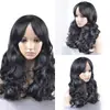 Peruca Feminina Fashion Yiwu Estilo Europeu e Americano Fibra de Alta Temperatura Realista Adereço de Cabeça Modelador de Rosto Cabelo Longo Cacheado Peruca Yiwu
