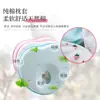 Almohada para Bebé con Forma de Corazón de Terciopelo Anti-Cabeza Excéntrica Espuma Viscoelástica de Rebote Lento Almohada de Espuma Viscoelástica para Dar Forma a la Cabeza de Recién Nacidos y Niños