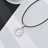 Nuevo collar de acero inoxidable europeo y americano con 26 letras, estilo hip hop, cadena mágica para clavícula, collar con inicial para pareja, venta al por mayor