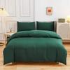 Juego de Cuatro Piezas de Funda Nórdica de Color Sólido de una Sola Pieza, Sábana Ajustable, Funda de Almohada, Juego de Ropa de Cama Transfronteriza de Comercio Exterior, Venta al por Mayor Dropshipping