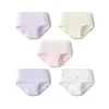 BalaoneBalabala Ropa Interior Infantil Categoría Algodón para Niñas Pantalones Cortos Triángulo Bebé Algodón Puro Entrepierna Paquete de Cinco