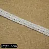 En Stock Encaje de Algodón Puro con Adorno de Encaje Hueco Accesorios para Prendas Materiales Hechos a Mano para Bricolaje