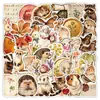 50 pegatinas de collage de animales vintage con ambiente otoñal para cuadernos y botellas de agua DIY, pegatinas impermeables al por mayor