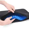 Al por mayor Tm Dropshipping Almohadilla de Hielo Japonesa Panal de Abeja Cojín de Gel Oficina Asiento Prolongado Cojín de Asiento de Silicona Coche Almohadilla de Asiento Refrigerante