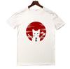 2025Wihs Camiseta Estampada de Cuello Redondo Personalizada Ukiyo con Texto de Gato Europeo y Americano para Hombre y Mujer Mangas Cortas Holgadas Ins