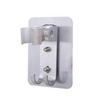 Aluminio Espacial Perforación Libre Soporte de Estante para Ducha Electrochapado Ajustable Base Fija para Manguera de Cabezal de Ducha de Inodoro
