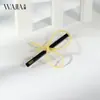 Pinza para el cabello Wjia Estilo Minimalista Francés Lazo Cruzado, Pinza para Flequillo de Material Acetato, Pasador de Lado de Gama Alta