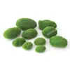 Pedra de Musgo Artificial Parede de Plantas Verdes Musgo Bonsai Bonsai Micro Paisagismo Enfeite DIY Decoração Pedra de Cabelo Artificial Decoração