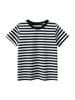 27 niños ropa de verano para niños camiseta de manga corta simple a rayas ropa de bebé masculino chaqueta de cuello redondo una generación de cabello