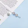 Cuentas espaciadoras de aleación de Xizang metal plateado antiguo tubo recto cuentas sueltas pulsera collar fabricación de joyería