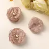 Fio de malha coreano fofo seda brilhante borda queimada pétalas de pérola diy feito à mão acessório de cabelo versátil acessórios de cabelo acessórios de vestuário atacado