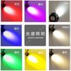 Lámpara pequeña de foco LED mini boca convexa empotrada 1W agujero 32mm3.2cm cm gabinete de vino condensador ajustable lámpara ojo de buey