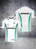 Camiseta Moda Rua Estilo Street Style F1 2025 Masculina e Feminina Verão Manga Curta Esportes ao Ar Livre Solta e Transparente