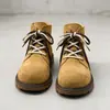 Botines desérticos Martin para mujer de exterior, nuevo modelo 2026, estilo británico retro, punta redonda, botines casuales amarillos con plataforma interior, botines cortos para mujer