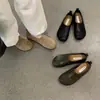 Zapatos de Primera Cita Estilo Retro con Punta Dividida y Boca Profunda para Mujer, Zapatos Casuales Retro Mary Jane