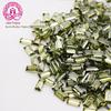 Pequena fábrica de zircão retangular plana para carros vende azeitona 2*1mm-3*6mm zircão de pedra nua acabada