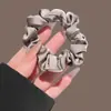 Elástico de cabelo de alta qualidade para rabo de cavalo pequeno, corda de cabelo para mulheres, preto, rabo de cavalo alto, corda de cabelo de seda artificial, estilo coreano, sem marcas, elástico grosso, acessório de cabelo
