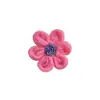 Estilo Xiaoxiang Lana Hecho a Mano Flor Tridimensional Corsage Accesorios para Mujer Primavera y Otoño Nuevo Suéter de Punto Prenda Piezas de Flor Decorativas