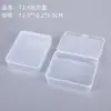 12.5 Caja Rectangular de Plástico Transparente Caja para Tapones para los Oídos Caja de Almacenamiento para Joyería Caja para Piezas de Repuesto Caja para Cuentas de Joyería Caja para Equipo de Pesca