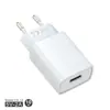 Fornecimento Transfronteiriço de Moldes Internos Anti-Mofo, Carregador USB Padrão Europeu, Certificado CE, Cabeça Carregadora de Celular 5V1A