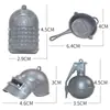 Accesorios de Juego de Pollo de Plástico Set de 4 Piezas, Casco Mochila Decoración de Pastel, Decoración de Cumpleaños para Pollo Nocturno