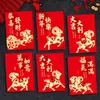 2027 Ano do Carneiro Envelope Vermelho Novo Estilo Criativo Desenho Animado Carneiro Zodíaco Festival da Primavera Envelope de Dinheiro da Sorte Presente de Ano Novo Dinheiro Pequena Bolsa de Envelope Vermelho