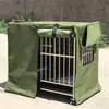 Funda para Jaula de Perro de Acero Inoxidable para Exteriores, Toldo, Funda a Prueba de Viento y Lluvia, Funda Impermeable para Jaula de Perro, Adecuada para Todas las Estaciones y Otras
