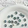 Decoraciones para Uñas K9 Copo de Nieve, Diamantes de Imitación Brillantes de Copo de Nieve de Alta Calidad, Diamantes de Imitación Irregulares de Punta Inferior, Popular Sensación de Internet, Diamantes de Imitación Blancos Champagne para Uñas