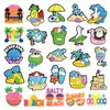 Los dijes decorativos para zapatos Bogg bag, los más vendidos de Amazon, son adecuados para bolsas de playa de verano de dibujos animados y bolsas con agujeros, disponibles para venta al por mayor.